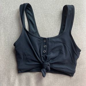 Bombshell crop top tie.